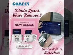 Depilación Láser de Diodo Gomecy Faery Pro con Función de Detección de Cabello y Piel del Cuero Cabelludo